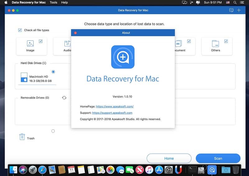 Apeaksoft Data Recovery Mac