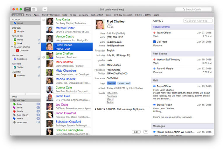 review busycontacts
