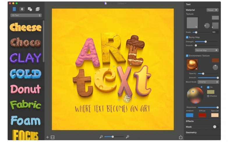Art Text mac