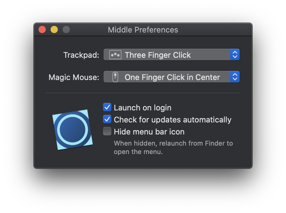 Middle Mac App