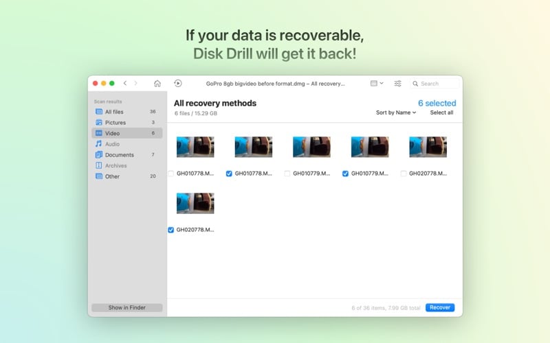 Disk Drill Media Recovery macOS