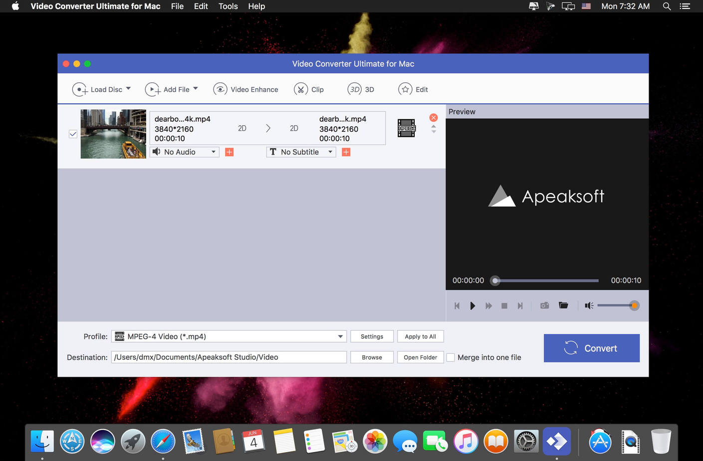 Apeaksoft Video Converter Ultimate Mac