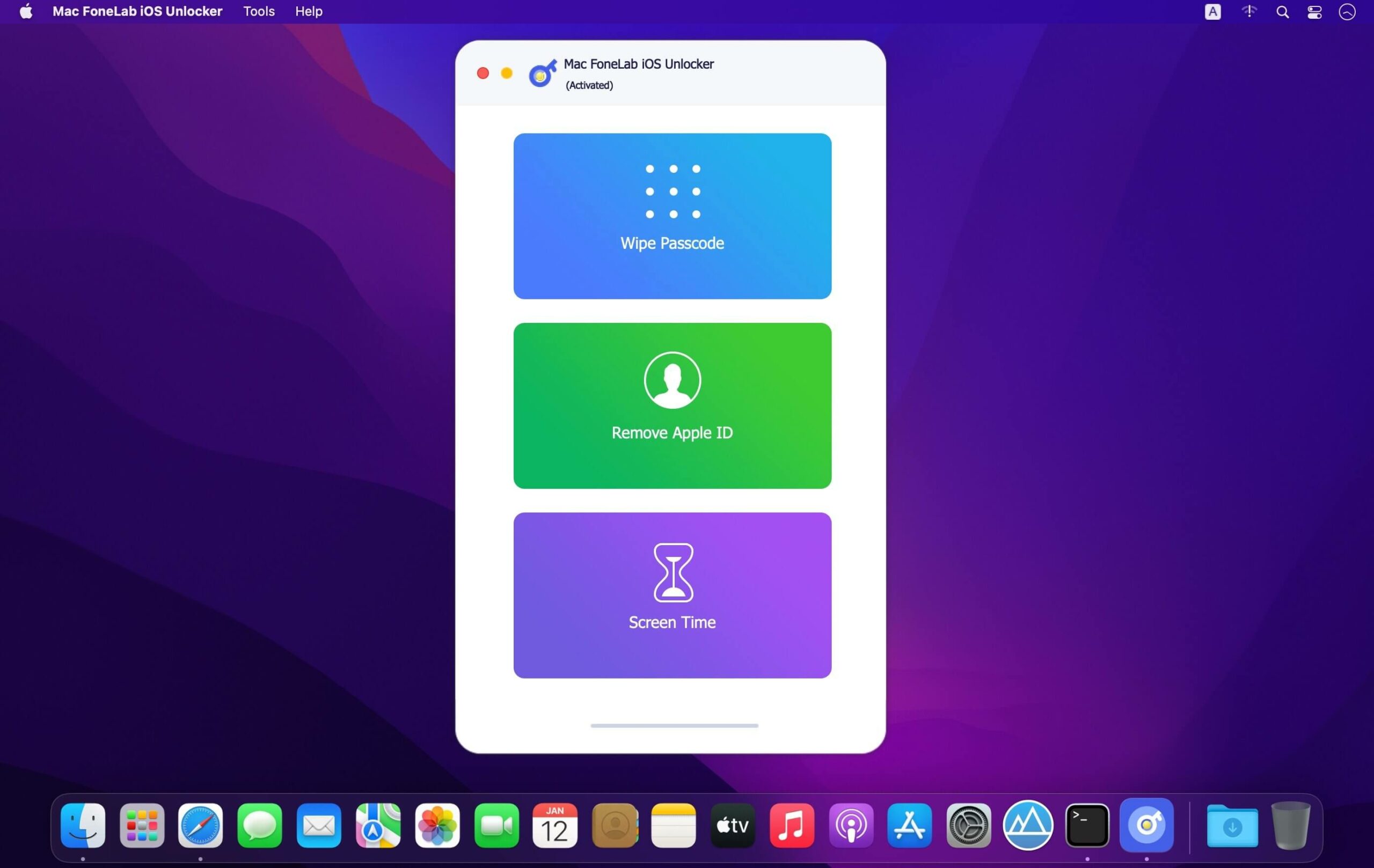Mac FoneLab iOS Unlocker
